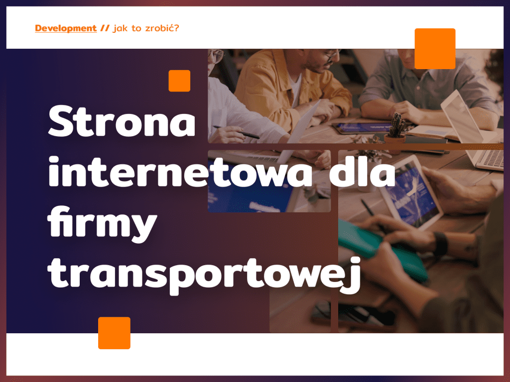 Strona internetowa dla firmy transportowej