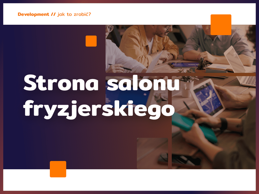 Strona salonu fryzjerskiego